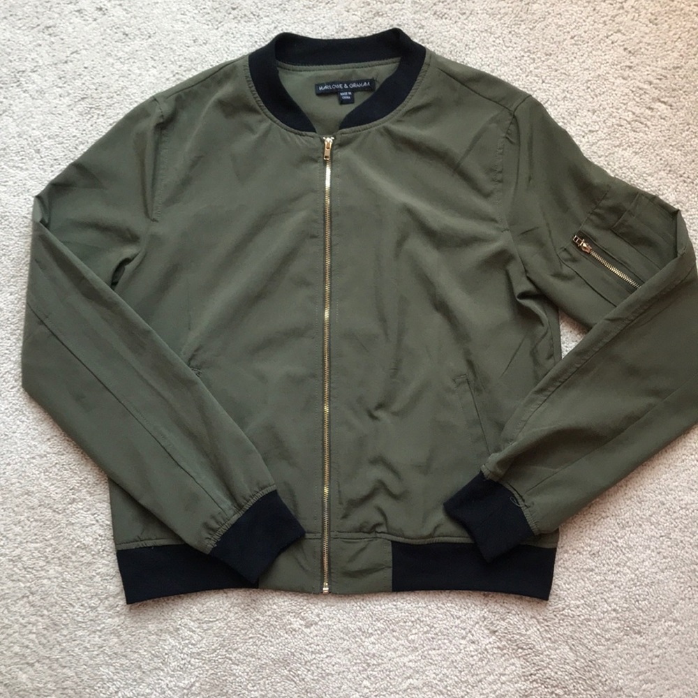Harlowe & Graham Bomber Jacket